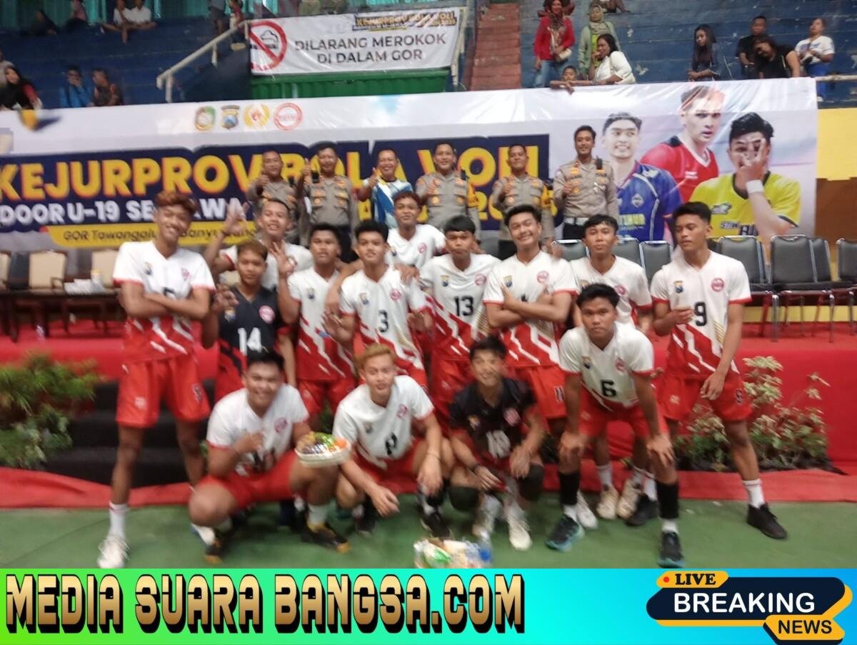 Tim Putra Lare Oseng Banyuwangi Menggila! Libas Bina Voli Jember 3–0, Disaksikan Kapolresta Rama Samtama Putra