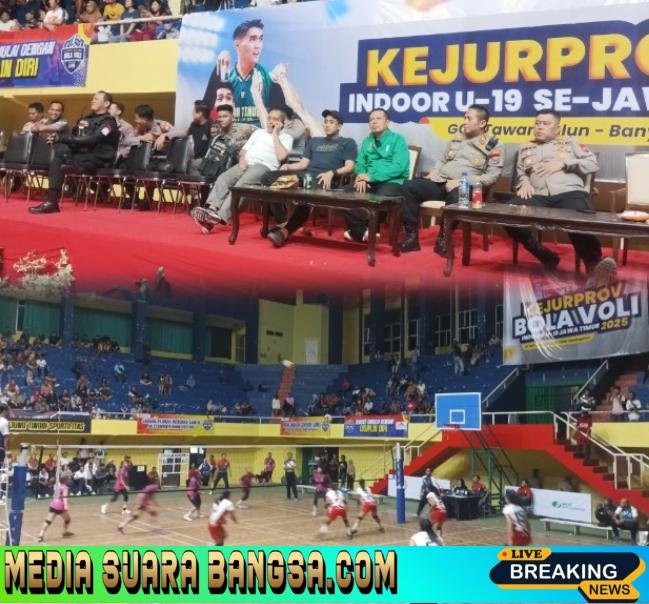 Lare Osing Banyuwangi Putri Taklukan Tunas Muda Surabaya di Kejurprov Voli U-19 Jatim 2025