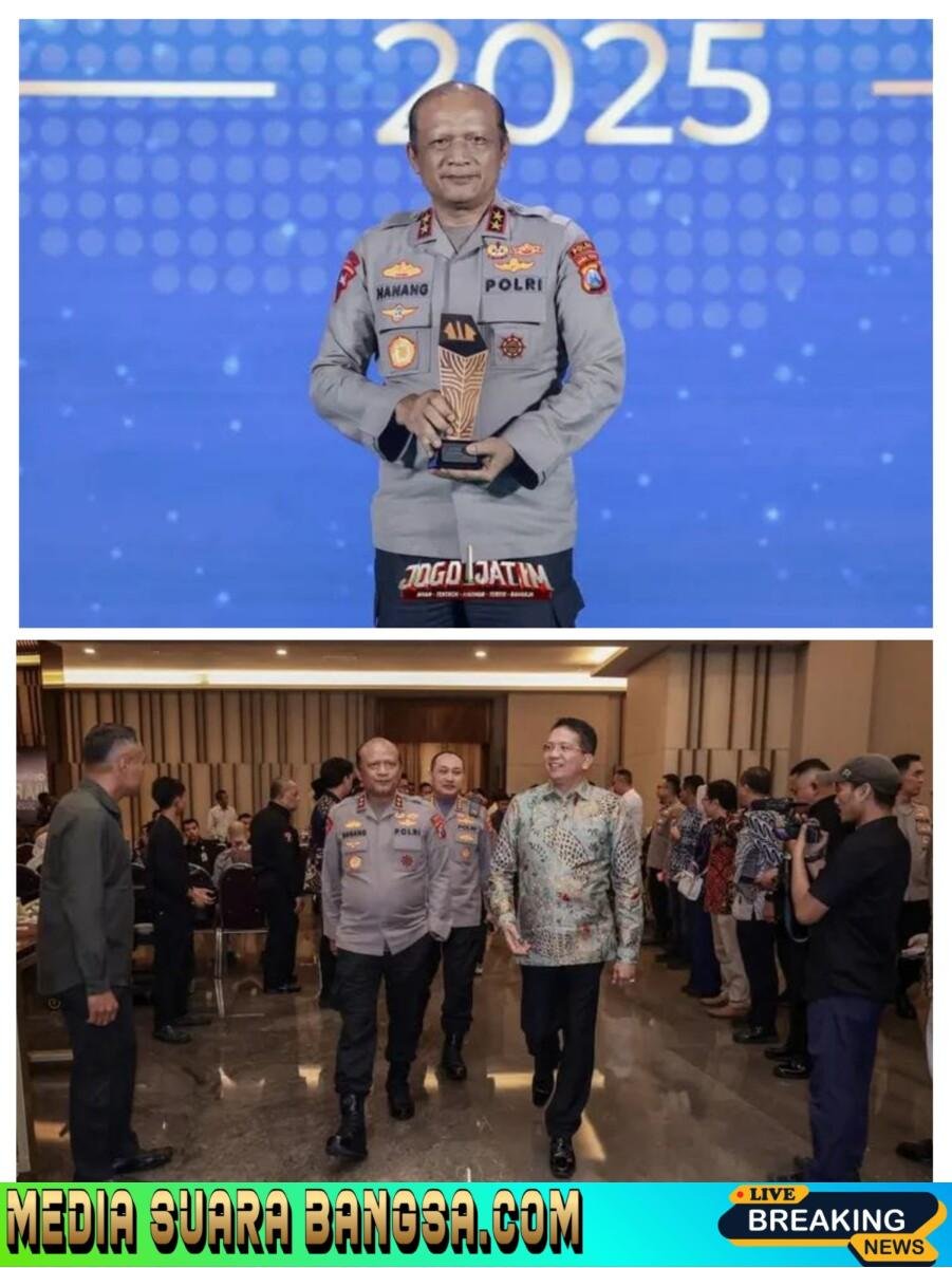 Kapolda Jawa Timur Irjen Pol Nanang Avianto Raih Penghargaan Detik Jatim Awards 2025 atas Dedikasi di Bidang Ketahanan Pangan Nasional
