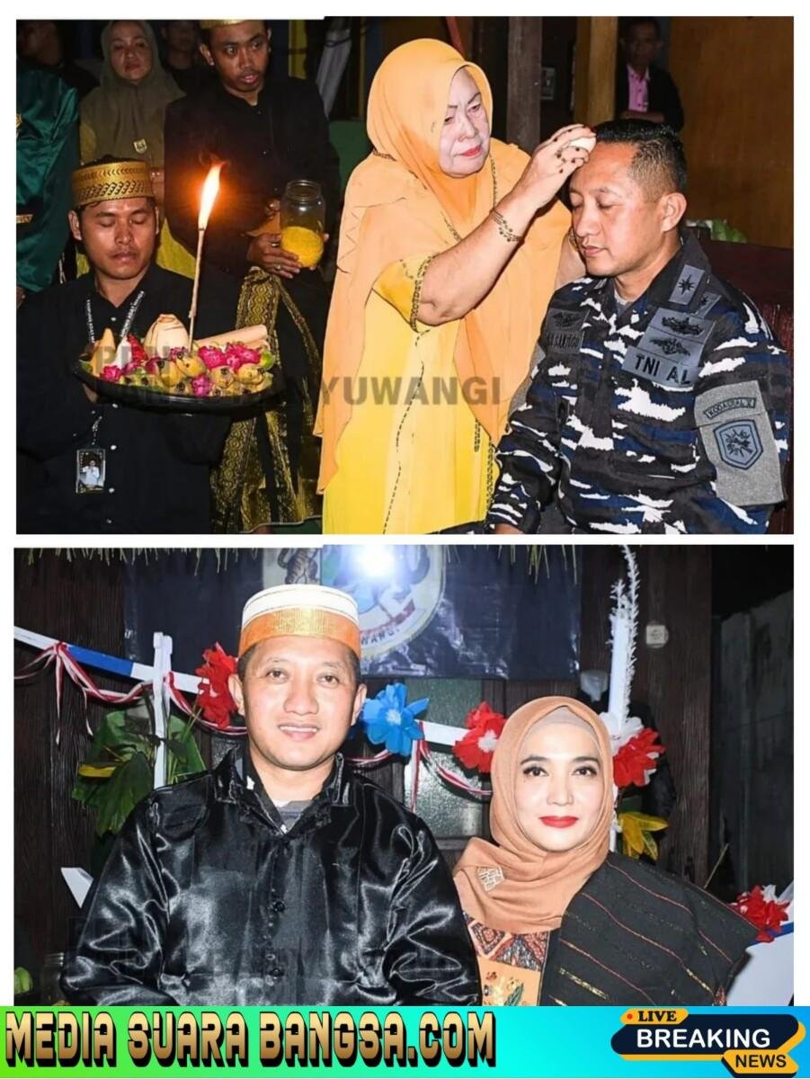 Danlanal Banyuwangi Resmi Jadi Keluarga Kehormatan Adat Bugis-Mandar