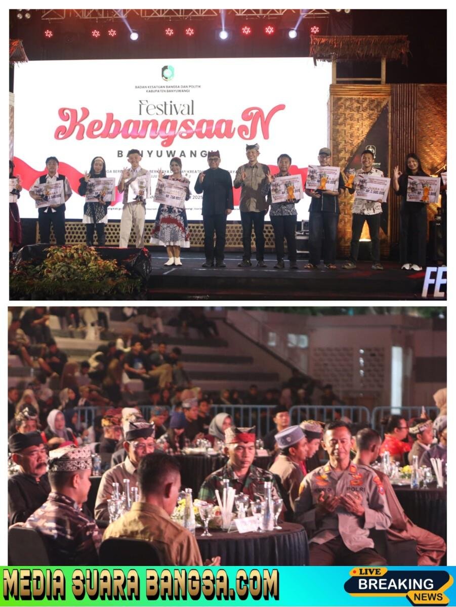 Malam Kebangsaan yang Menyatukan Banyuwangi: Panggung Budaya, Kreativitas Pemuda, dan Spirit Indonesia Maju