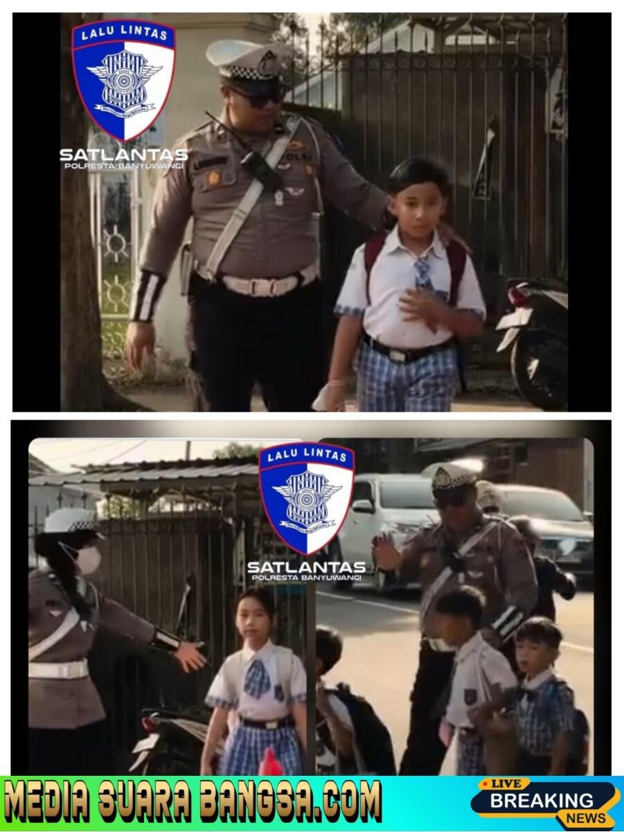 Sat Lantas Polresta Banyuwangi Gelar Pengaturan Pagi di Titik Rawan Kecelakaan, Fokus Lindungi Anak Sekolah dalam Rangka Ops Zebra Semeru 2025