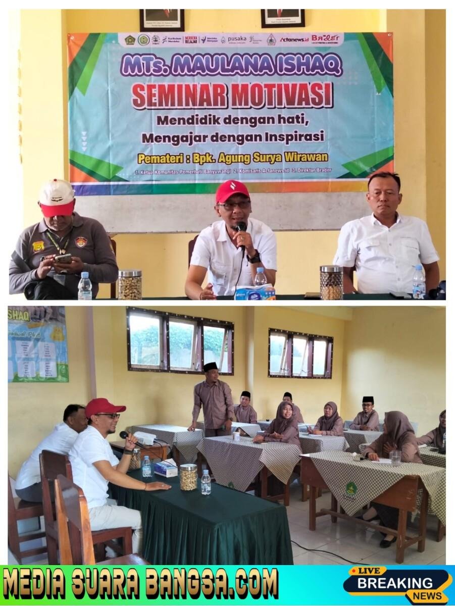 PW FRN DPC Banyuwangi Dukung Penguatan Pendidikan Karakter di MTs Maulana Ishaq