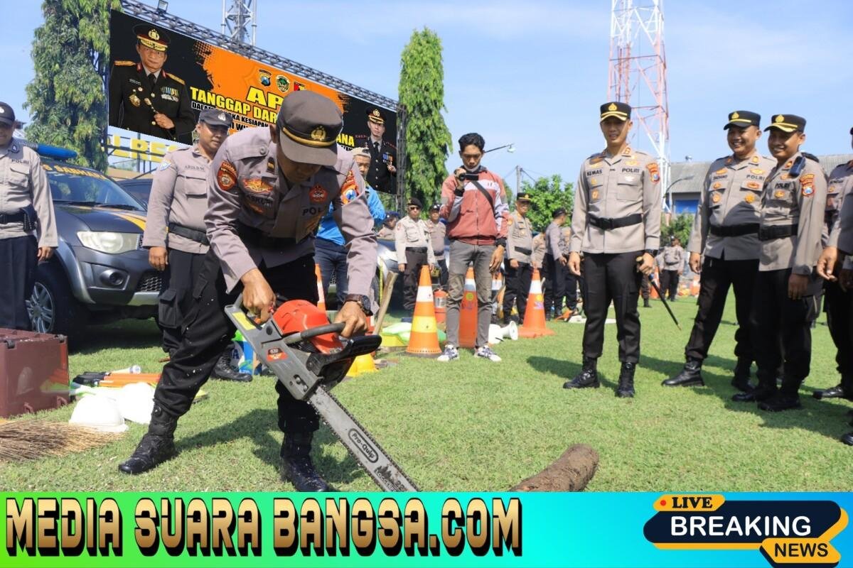 Jogo Jatim : Polres Madiun Siapkan Personel Tangguh Bencana Hadapi Ancaman Hidrometeorologi