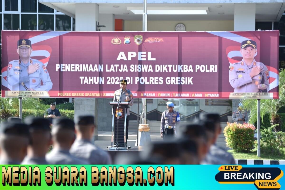Latja Diktuk Bintara Polri 2025 di Polres Gresik 50 Siswa Siap Terjun Layani Masyarakat