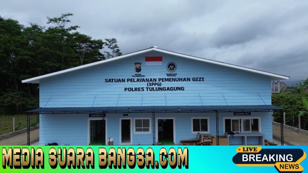 SPPG Polres Tulungagung Penuhi Standar Higiene Terima SLHS Komitmen Sukseskan MBG