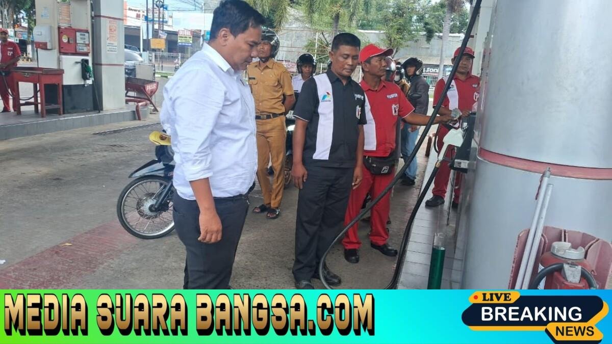 Polres Bondowoso Sidak SPBU Tindak Lanjuti Keluhan Masyarakat Terkait Pertalit