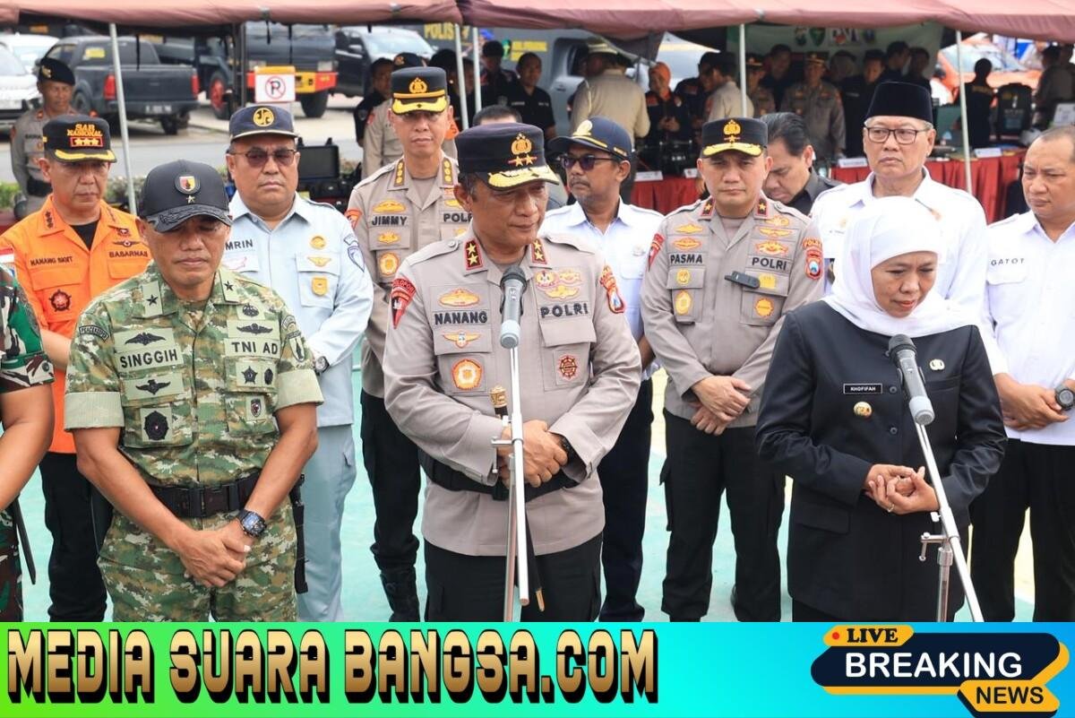 Polda Jatim Bersama Pemprov Siagakan Personel Gabungan Antisipasi Bencana Hidrometeorologi