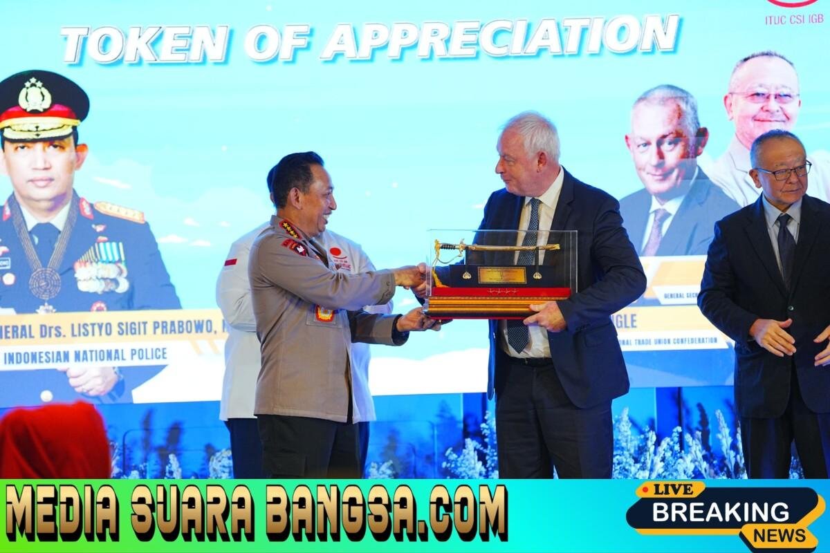 Terima Kunjungan Sekjen ITUC, Kapolri: Kolaborasi Beri Perlindungan-Tingkatkan Kesejahteraan Buruh! 