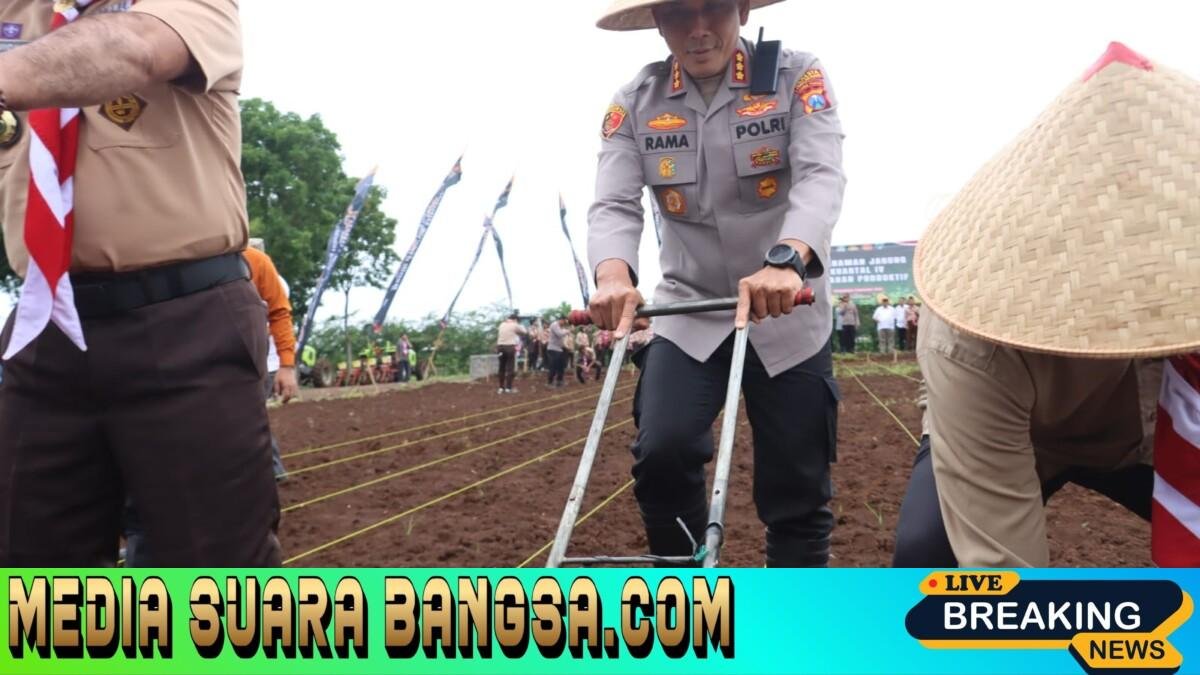 Polresta Banyuwangi Dorong Penguatan Ketahanan Pangan Lewat Penanaman Jagung Kuartal IV 2025