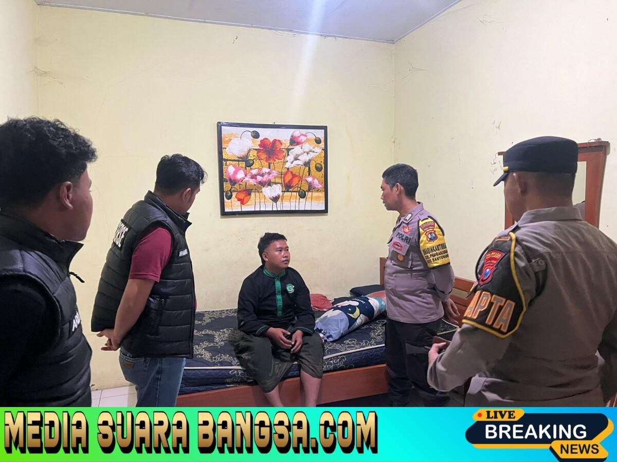Remaja Linglung Ditemukan; Polresta Banyuwangi Gerak Cepat Koordinasi hingga Bertemu Keluarga