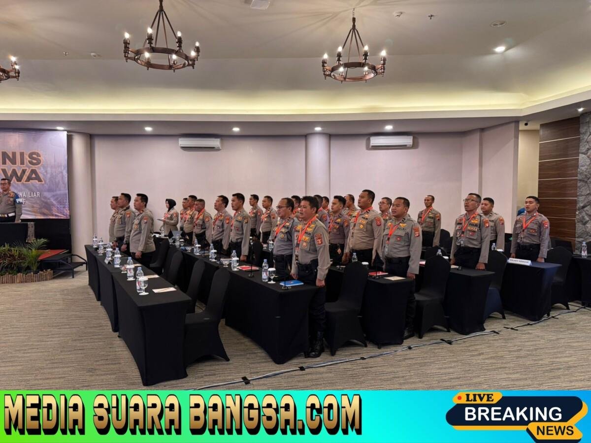 70 Polisi Satwa Ikuti Rakernis Ditpolsatwa di Pasuruan