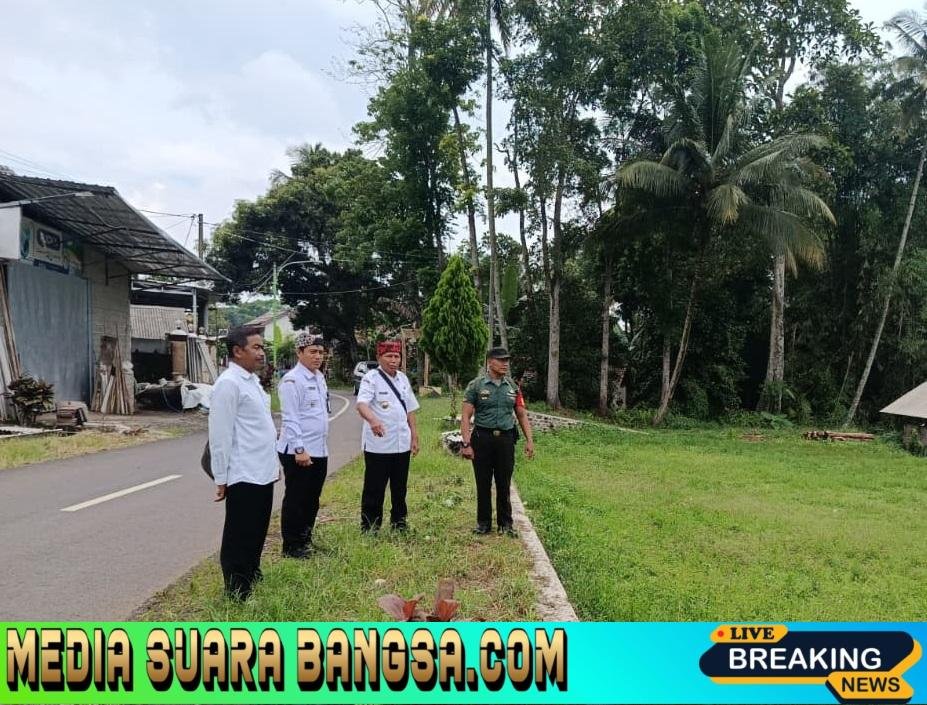 Babinsa Pakel Tinjau Lokasi KDKMP, Persiapan Pembangunan Infrastruktur Desa