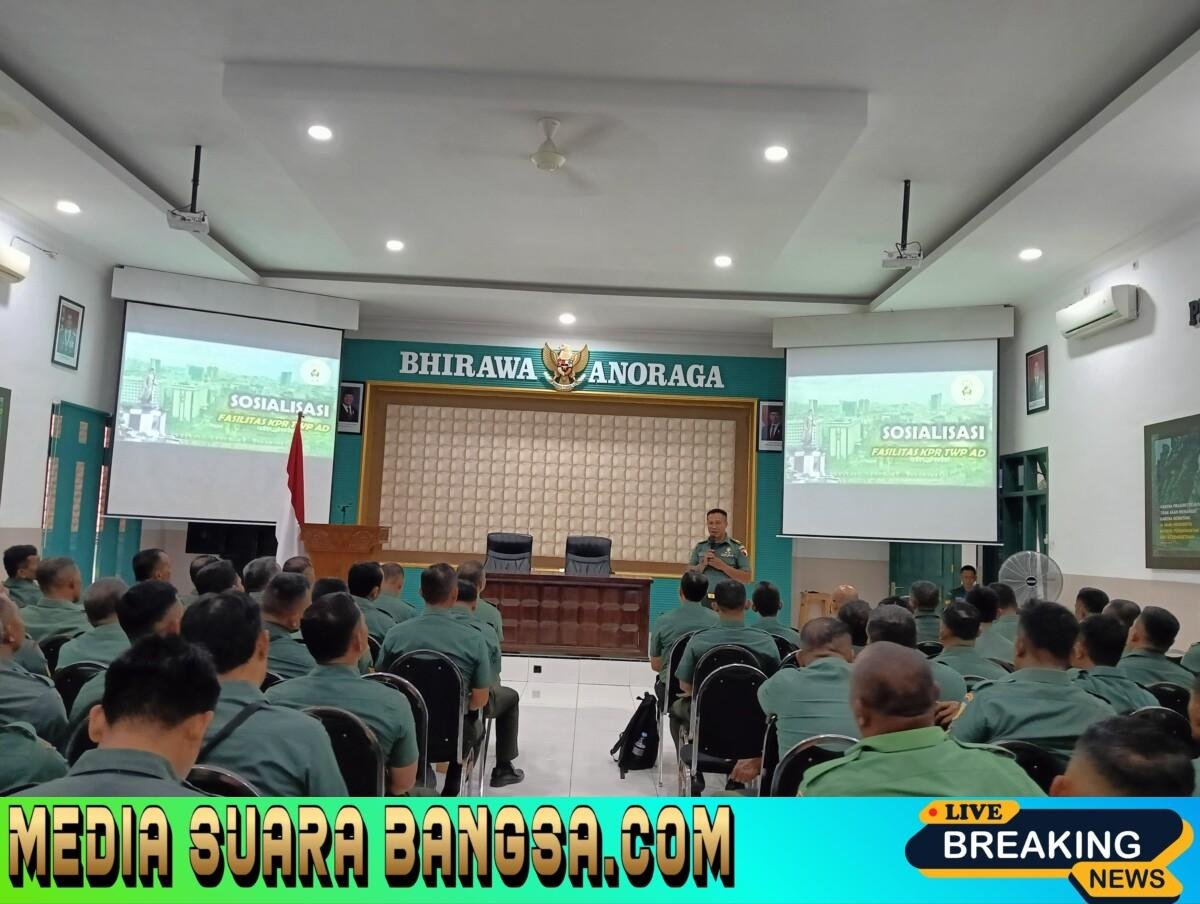 Tingkatkan Kesejahteraan Prajurit, Kodim 0825 Banyuwangi Gelar Sosialisasi TWP AD