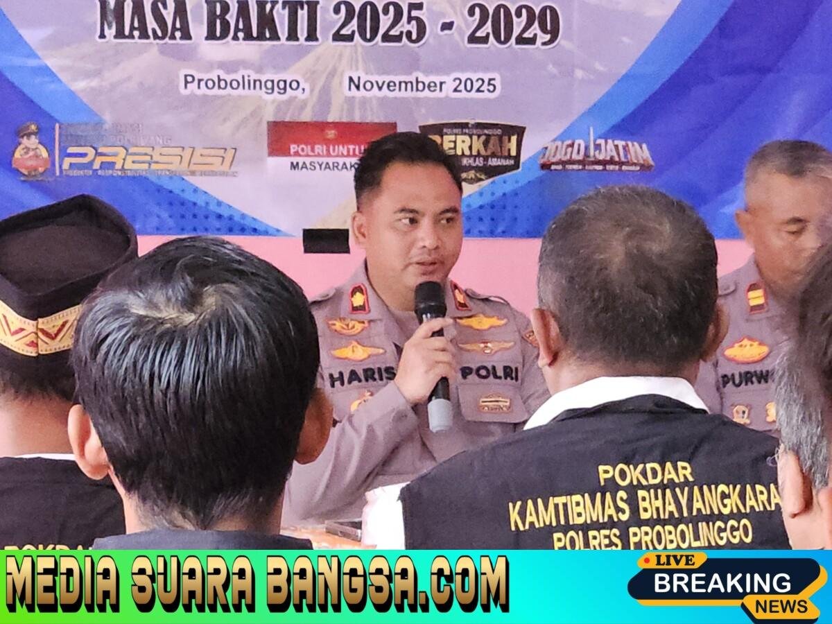 Polres Probolinggo Kukuhkan Pokdar Kamtibmas