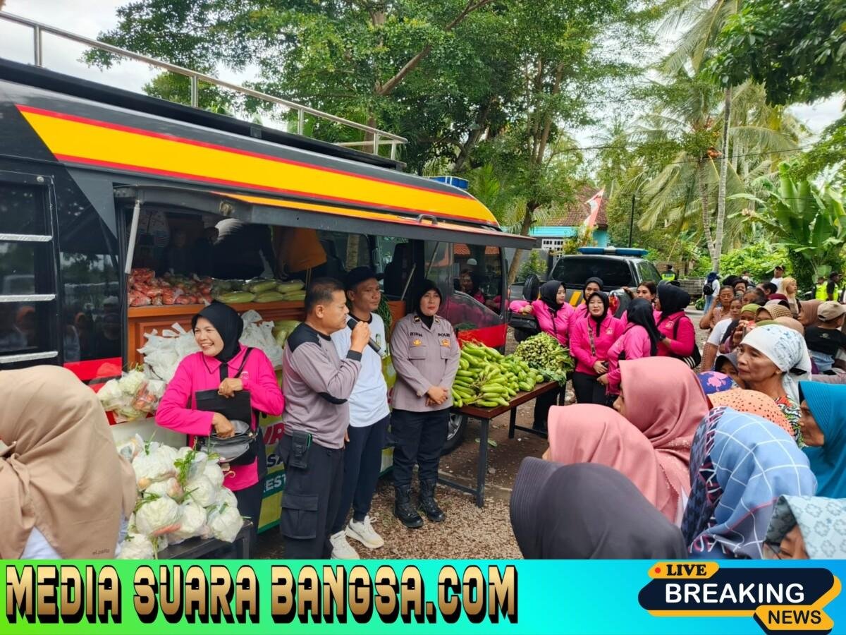 Polresta Banyuwangi Gelar Mayur Kamtibmas di Srono, Disambut Antusias Warga