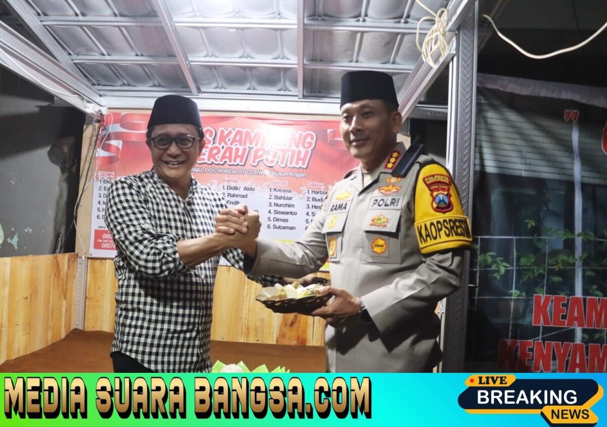 Polresta Banyuwangi & Warga Perkuat Sinergi Melalui Pos Kamling