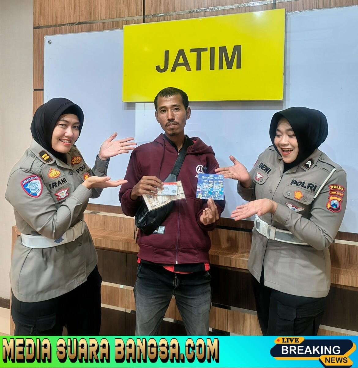 Operasi Zebra Semeru Ditlantas Polda Jatim Beri Reward Bagi Pengendara Tertib