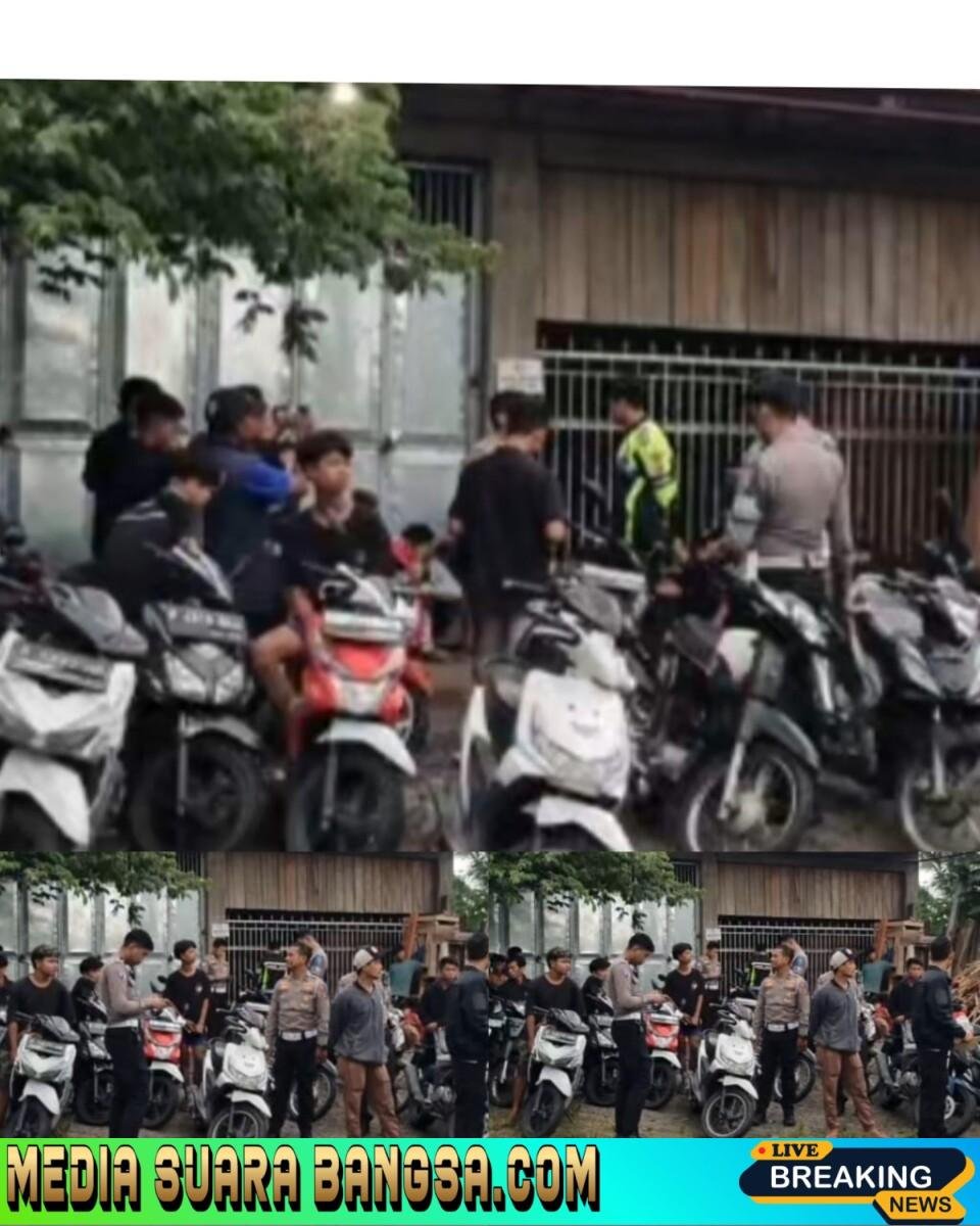 Ops Zebra Semeru 2025, Satlantas Polresta Banyuwangi Sapu Bersih Balap Liar di Jalan Lingkar Kabat