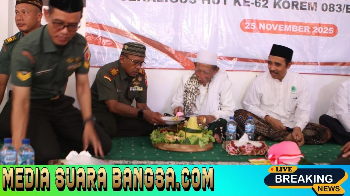 Syukur Menggema di Kodim Banyuwangi: Doa Bersama TNI–Ulama Peringati 62 Tahun Baladhika Jaya