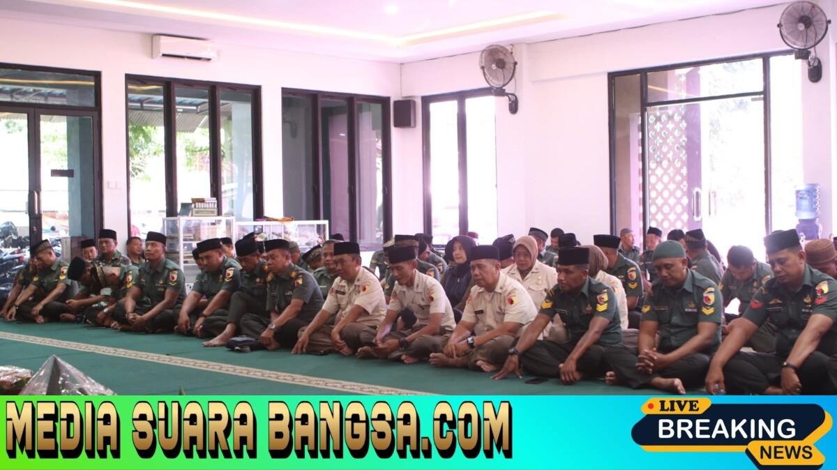 Kodim Banyuwangi Menggema: Nurul Wathon dan Doa Syukur atas Gelar Pahlawan Jenderal H. Soeharto