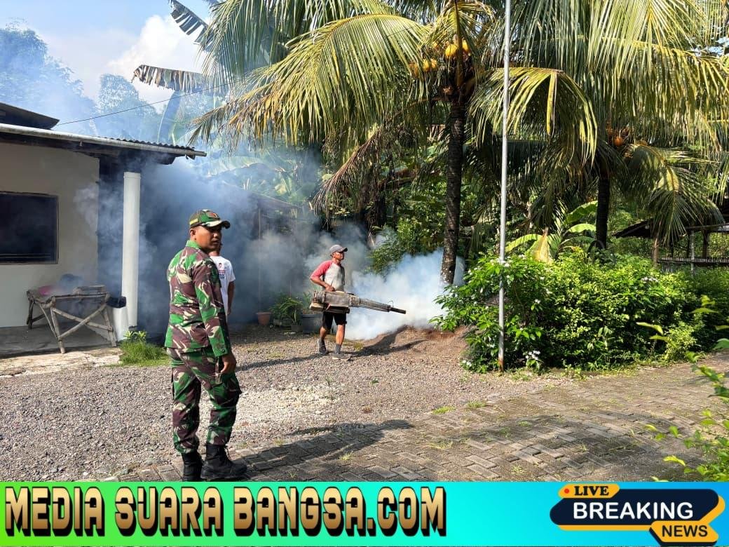 Babinsa Tegalsari Ambil Langkah Ekstrem! Dinding Asap Raksasa Kepung Mojoroto