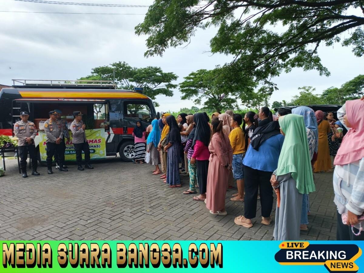 Polresta Banyuwangi Gelar “Mayur Kamtibmas”, Ajak Warga Jaga Lingkungan dan Waspadai Gangguan Keamanan