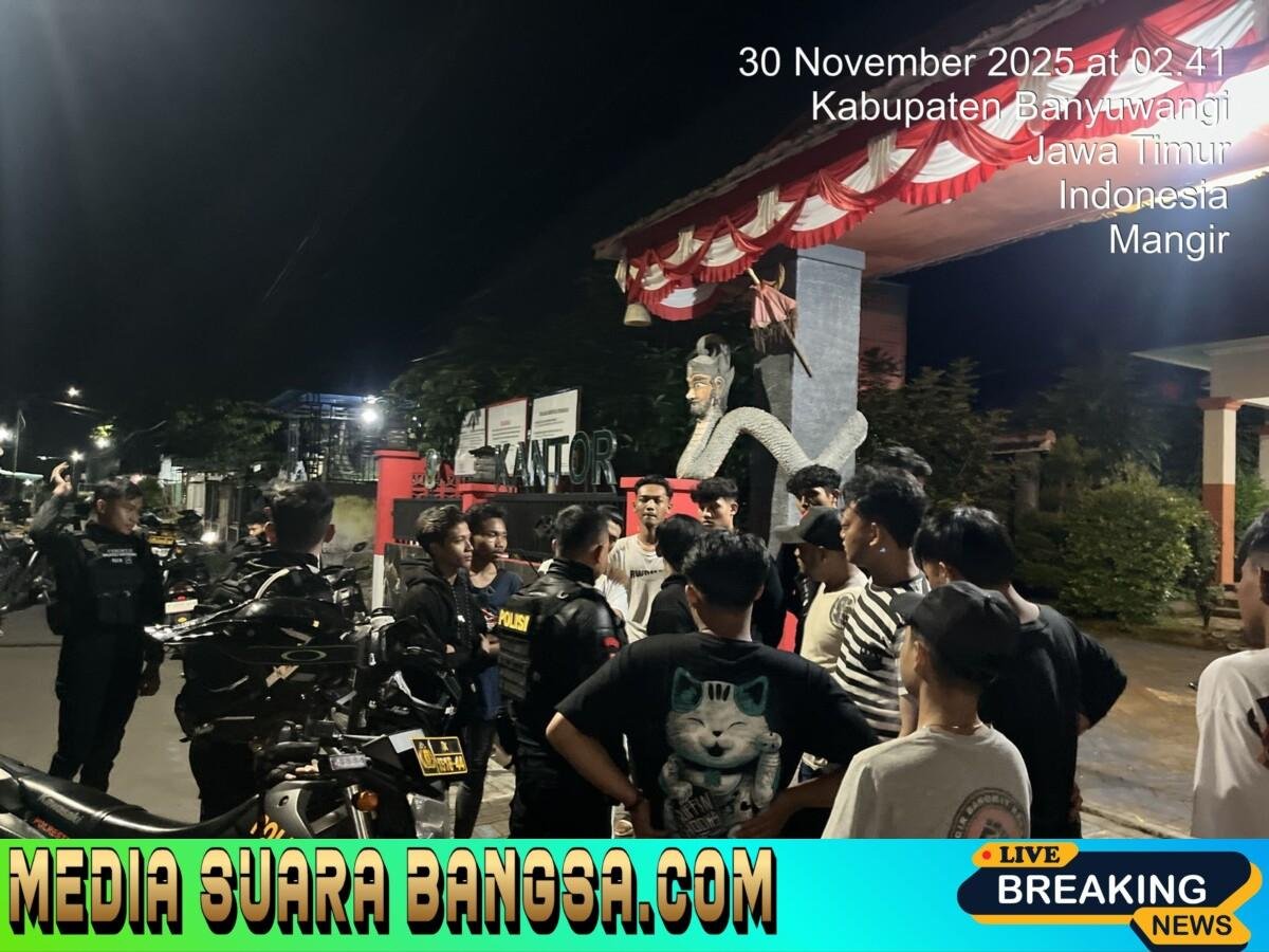Respons Cepat Polresta Banyuwangi: Balap Liar Dibubarkan, Tawuran Pemuda Digagalkan