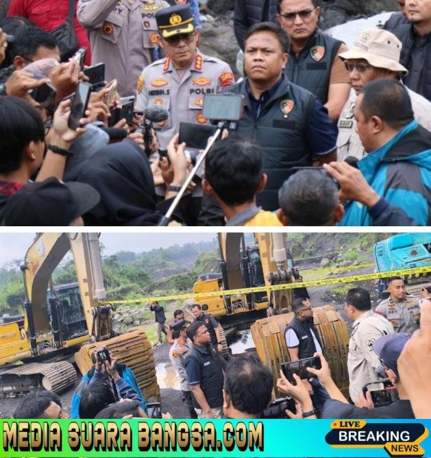 Tambang Pasir Ilegal di Magelang Jawa Tengah di Tutup, Tidak Ada Yang Kebal Hukum di Negara ini