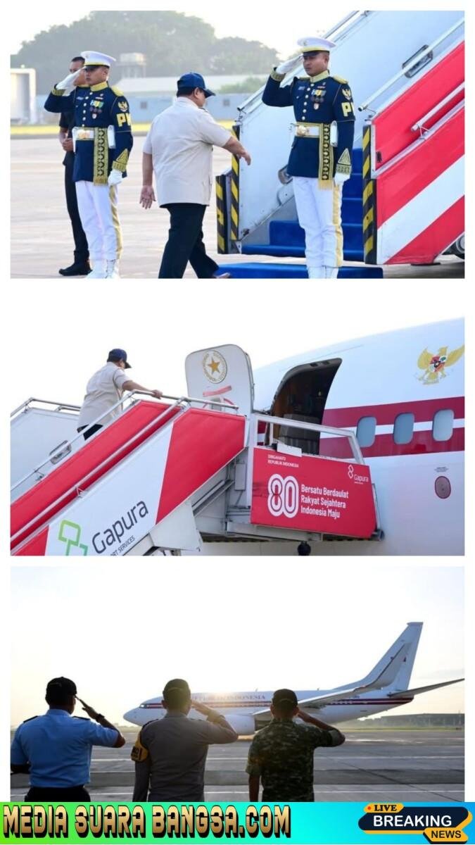 Presiden Prabowo Bertolak ke Daerah Terdampak Bencana, Tinjau Kondisi di Lapangan