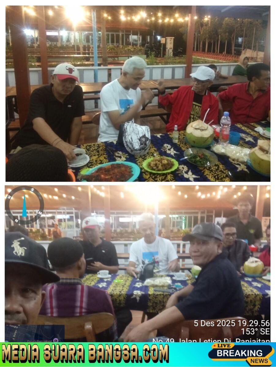 Mas Ganjar Pranowo Kunjungi Tim Sukses di Banyuwangi