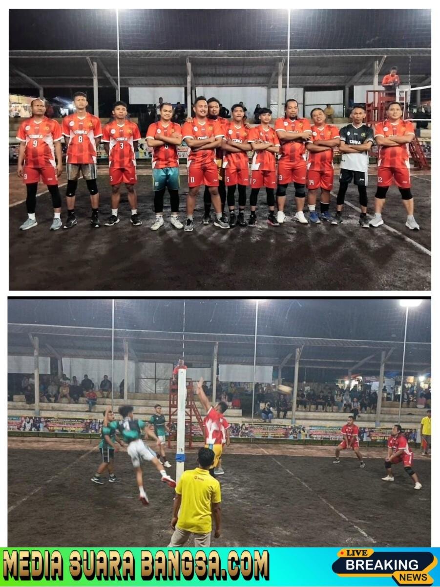 Tim Cobra Menang 3-0 di APPM Hebat Cup Banyuwangi, Kapolresta Cetak Smash Penentu