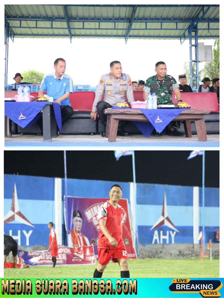 Kodim 0825/Banyuwangi Menggebrak Turnamen Minisoccer Grib Jaya 2025 dengan Permainan Agresif dan Solid
