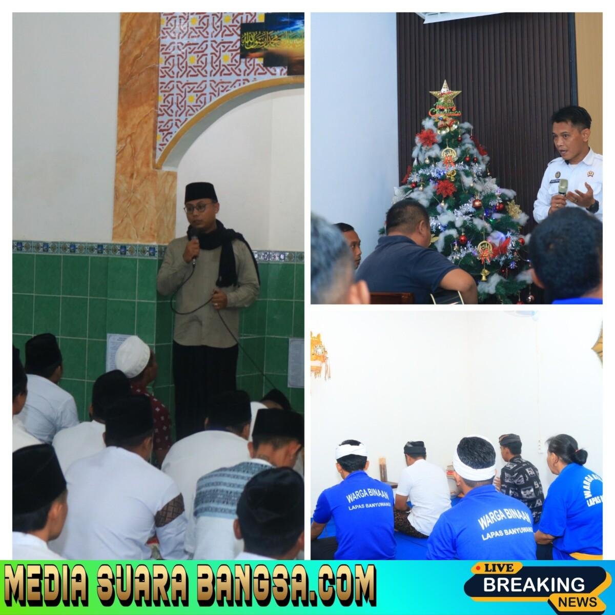 Sambut Tahun Baru, Lapas Banyuwangi Gelar Doa Lintas Agama