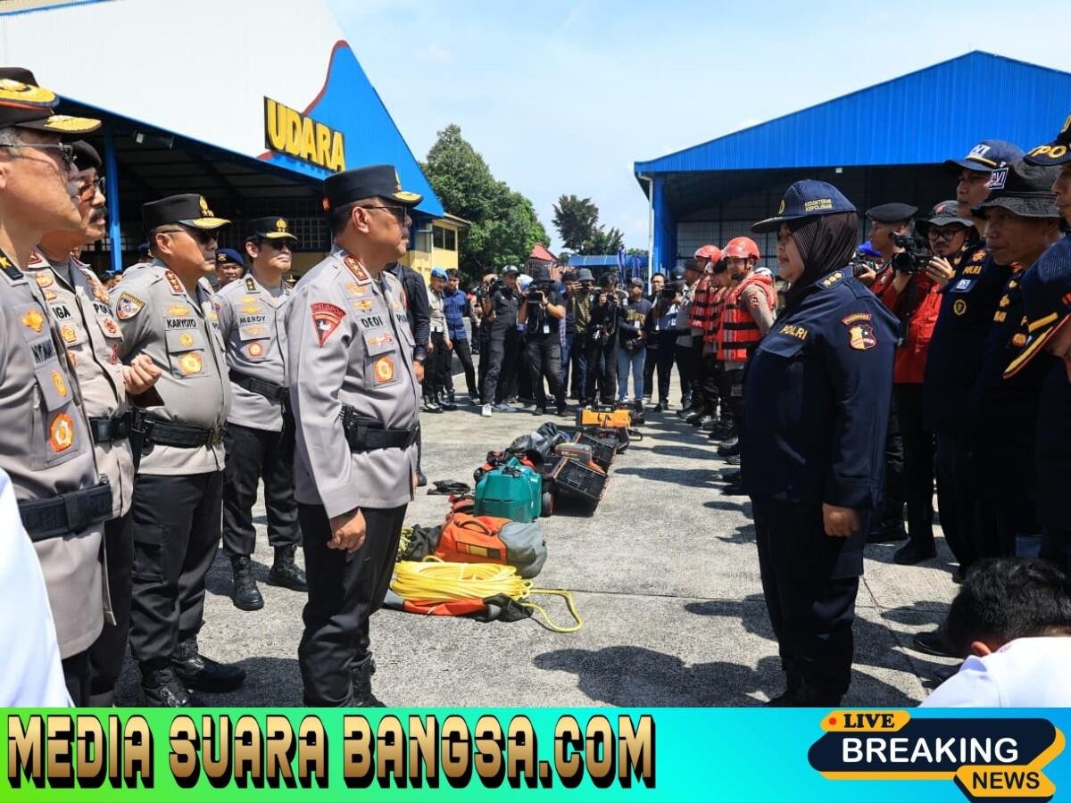 Polri Gelar Apel Pergeseran Pasukan, Tegaskan Komitmen Percepatan Bantuan Bencana