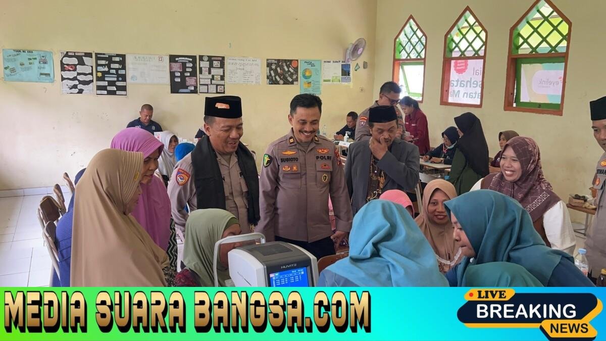Polres Gresik dan BMH Gelar Pemeriksaan Gratis di Ponpes Al Amin