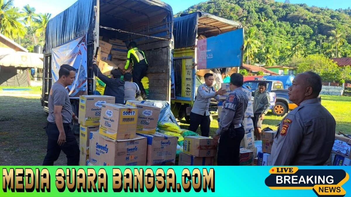 Polri Salurkan Puluhan Ribu Bantuan Logistik untuk Korban Bencana Alam di Sumatera Barat
