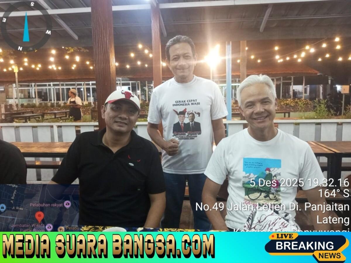 Mas Ganjar Pranowo Kangen Banyuwangi