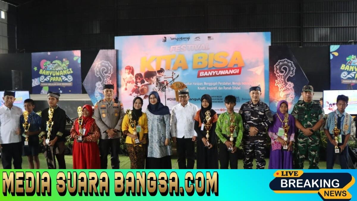 Kasdim 0825/Banyuwangi Hadiri Festival Kita Bisa, Ribuan Peserta Rayakan Hari Disabilitas Internasional dalam Semangat Pendidikan Inklusif