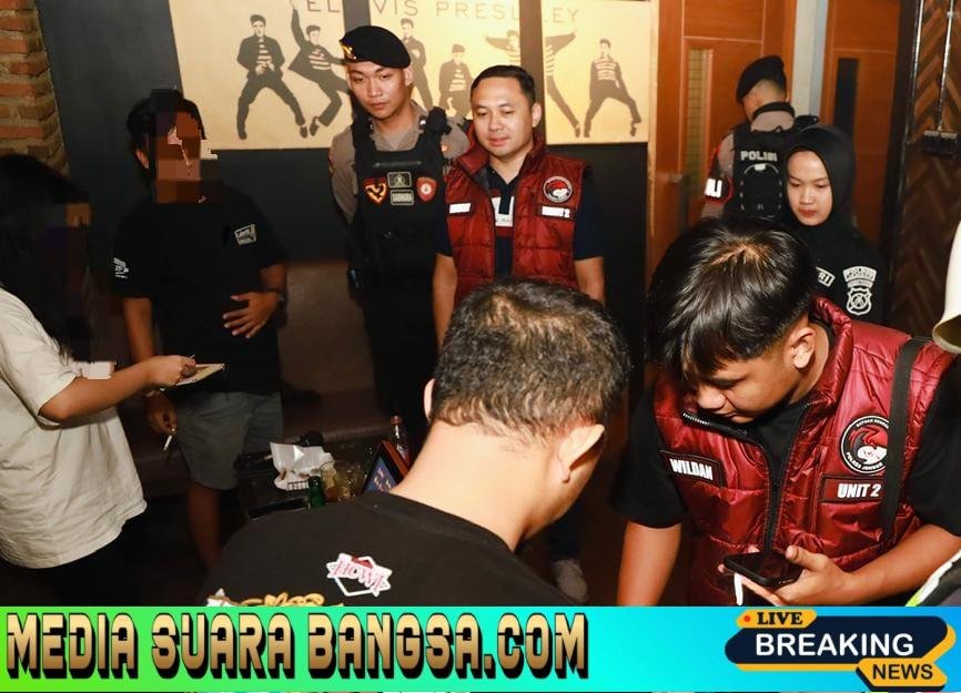 Jelang Nataru Polres Jember Gelar Razia Tempat Hiburan Malam