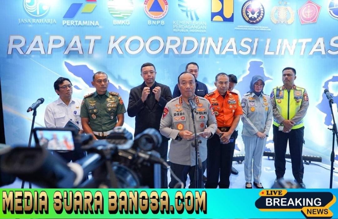 Kakorlantas Irjen Pol. Agus Suryonugroho Hadiri Rakor Lintas Sektoral, Polri Siap Amankan Nataru 2025/2026
