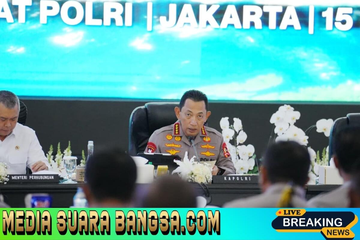 Kapolri Hadiri Rakor Lintas Sektoral, Sinergisitas Stakeholder Kunci Pelayanan Nataru