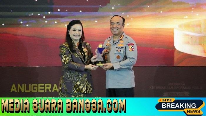 Polri Raih Predikat Informatif Tertinggi dan Badan Publik Terbaik dari KIP