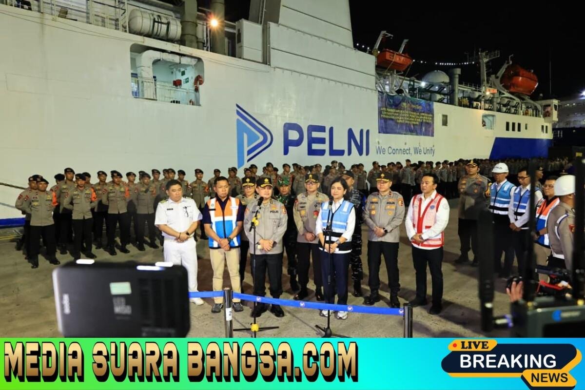 Polri Terus Kirimkan Pasukan serta Logistik ke Wilayah Terdampak Bencana di Sumatera, Sinergi Kemanusiaan Bersama PT Pelni