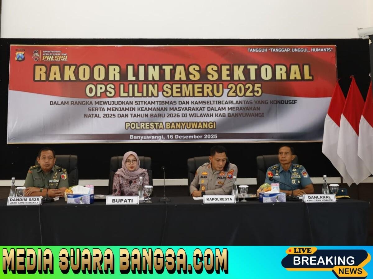 Menjaga Banyuwangi Tetap Terang Saat Akhir Tahun: Strategi Besar Pengamanan Nataru Mulai Dimatangkan