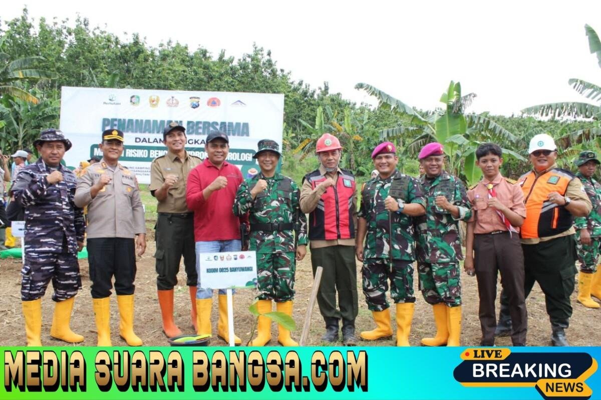 Menanam Hari Ini, Menyelamatkan Esok: Langkah Dandim Banyuwangi Hadang Ancaman Bencana
