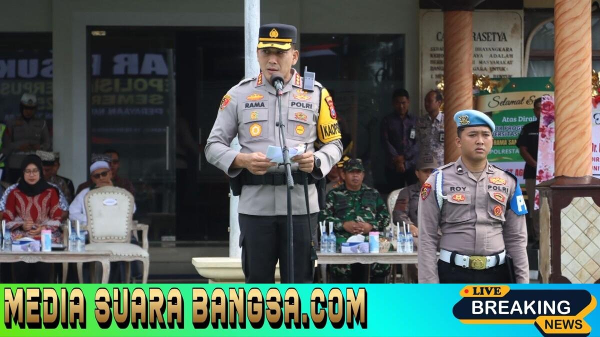 Polresta Banyuwangi Gelar Apel Kesiapan Operasi Lilin Semeru 2025