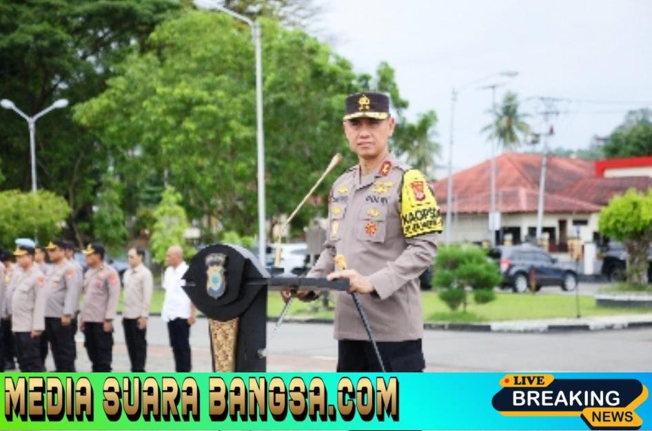 Pimpin Apel Konsolidasi, Kapolda Maluku Pastikan Personel Siaga Penuh Amankan Nataru 