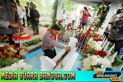 Kapolri Ziarah ke Makam Marsinah dan Letakkan Batu Pertama Museum Pahlawan Nasional di Nganjuk