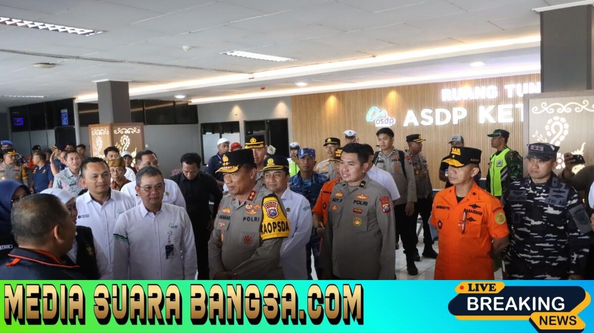 Kapolda Jatim Bersama Forkopimda Tinjau Pelabuhan ASDP Ketapang Banyuwangi, Pastikan Arus Nataru Aman dan Lancar